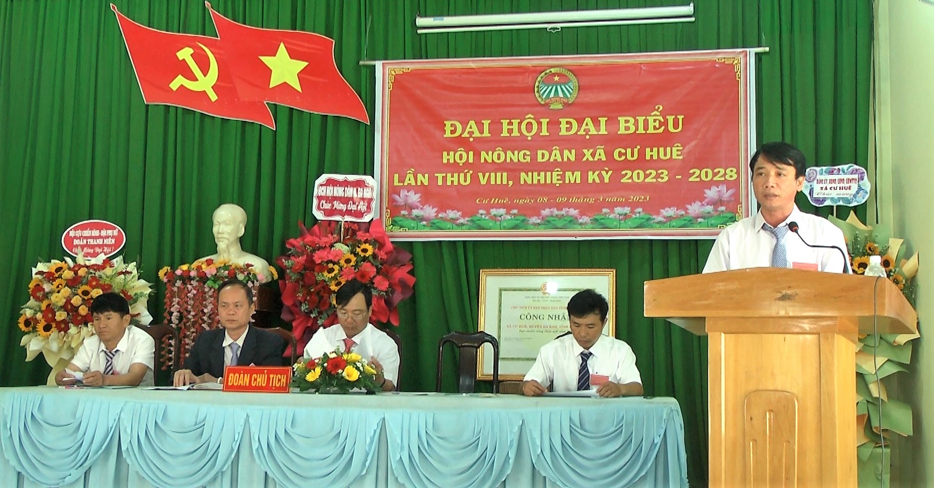 Đại hội đại biểu Hội nông dân xã Cư Huê lần thứ VIII,  nhiệm kỳ 2023 – 2028